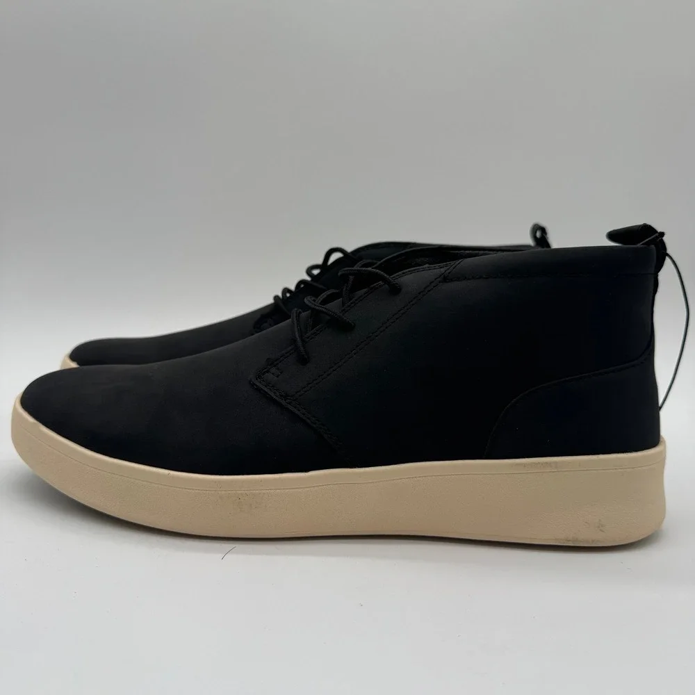 IZOD Palmer Men's Chukka Boots Black Memory Foam Casual Shoes Size 13 New Box